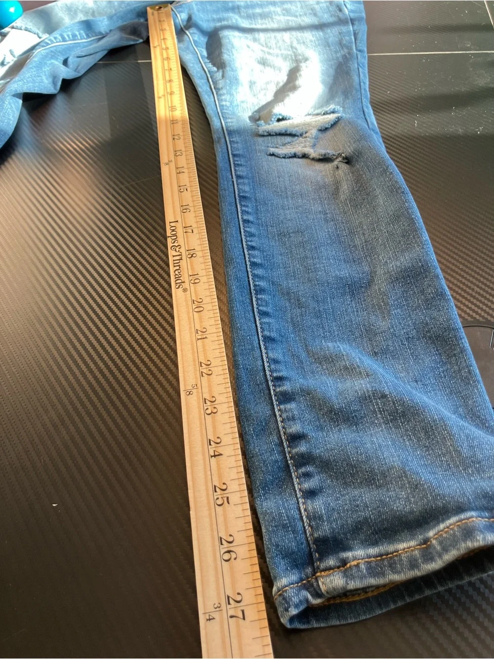 Universal Thread Distressed High-Rise Skinny Jeans - Blue